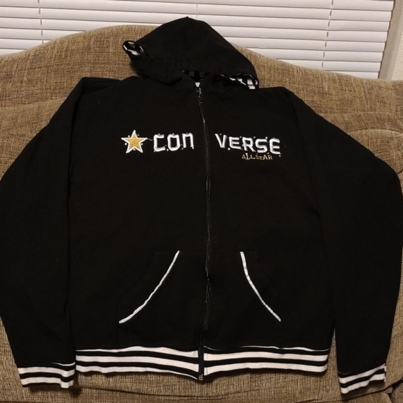 converse hooded jacket